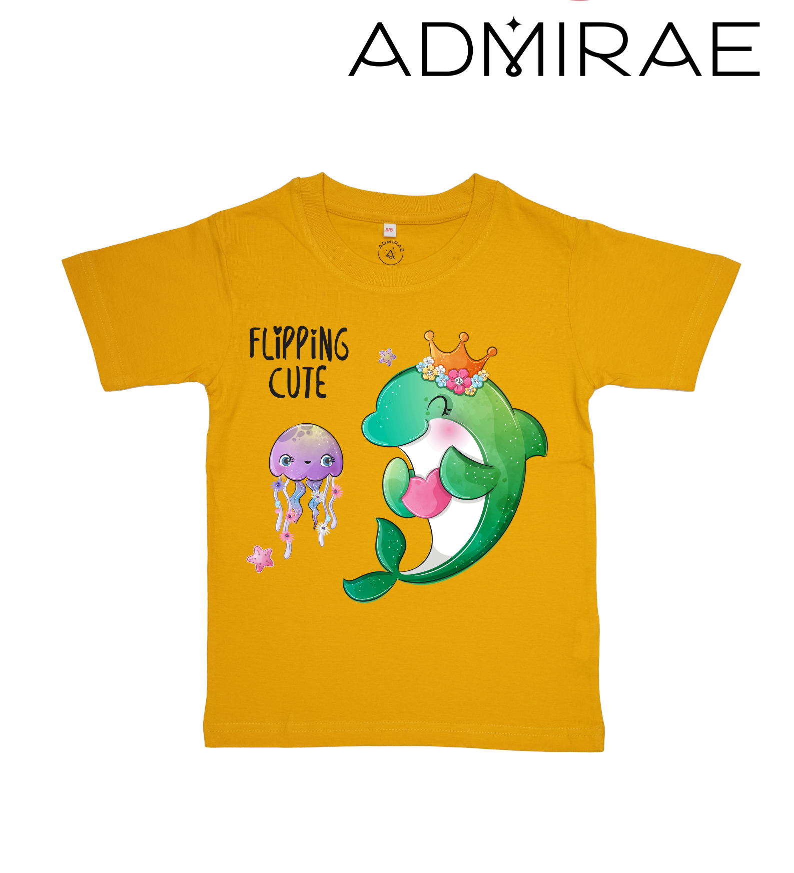 Admirae Dolphin Flippin Cute_T-shirt