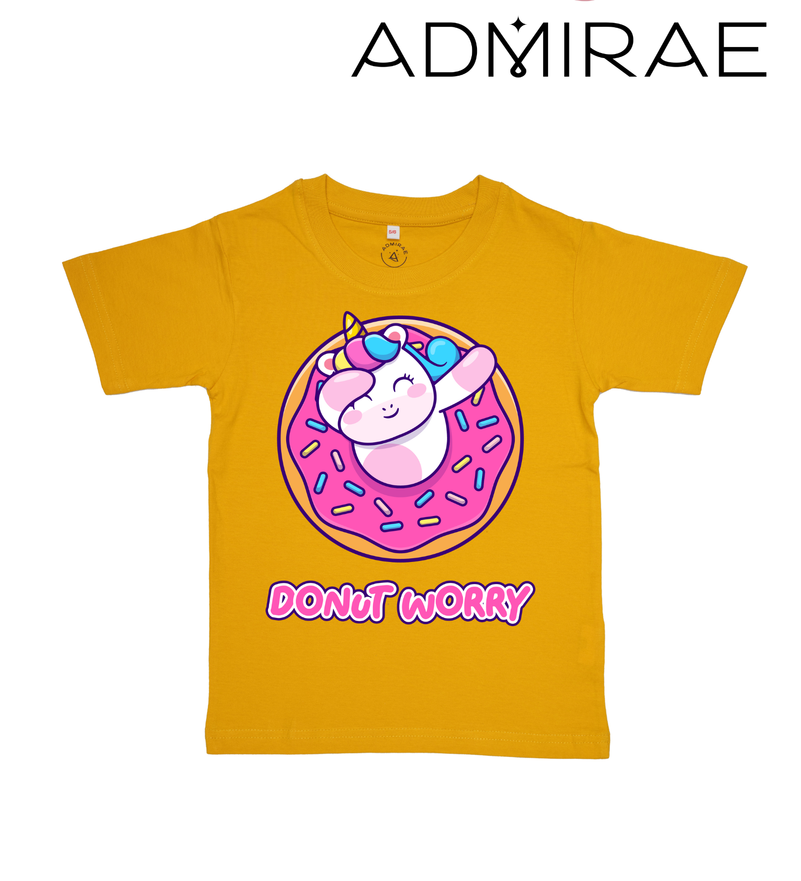 Admirae Unicorn_Donut Worry T-shirt
