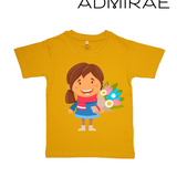 Admirae Girl with Flowers T-Shirt