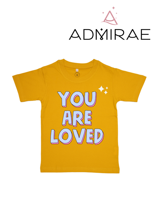 You are loved T-shirt (Yellow)