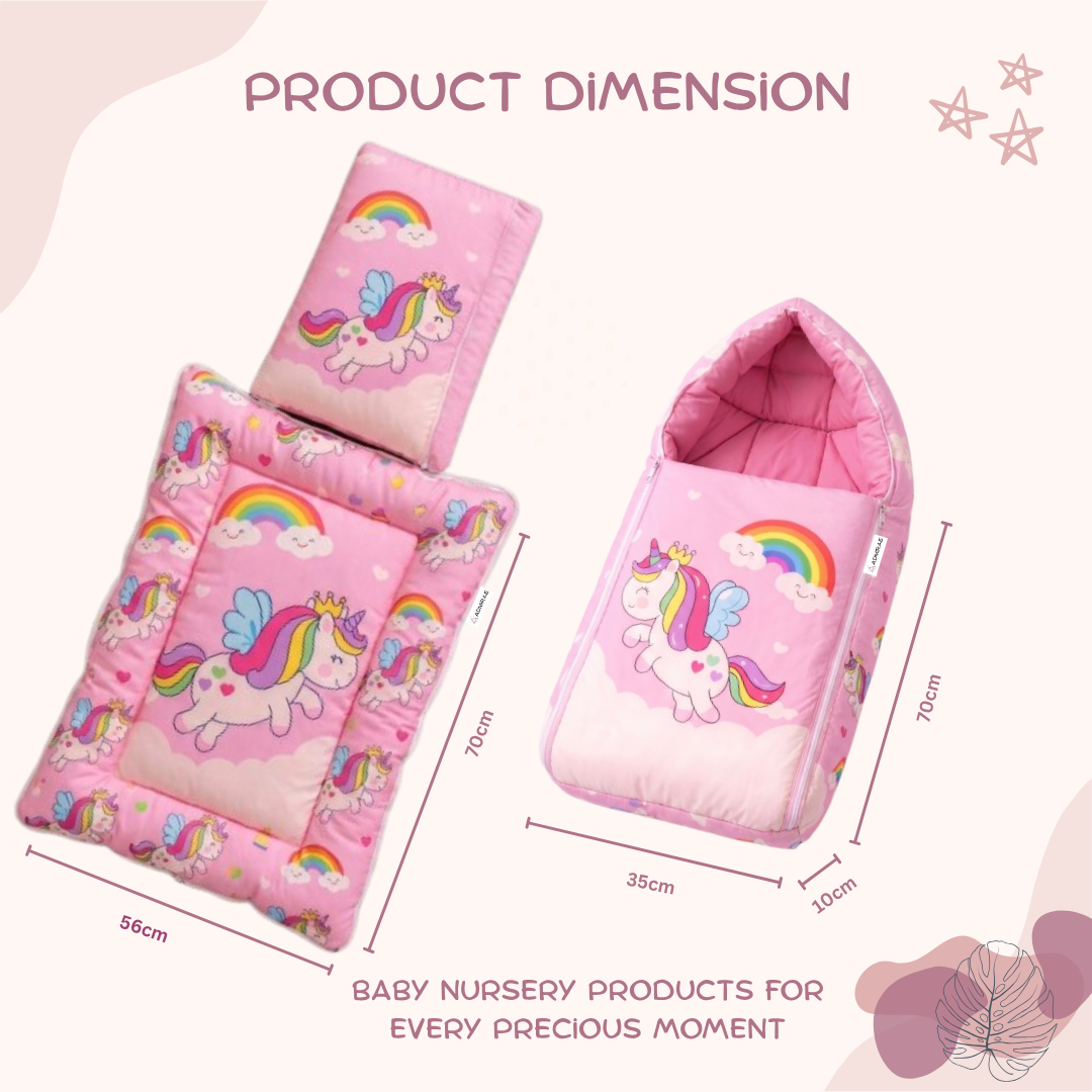 Baby Sleeping Bag | Baby Sleep Sack for Newborn & Toddlers | Soft Breathable Fabric | Lightweight Baby | 2-Way Zipper | Baby Wearable Blanket (Unicorn)