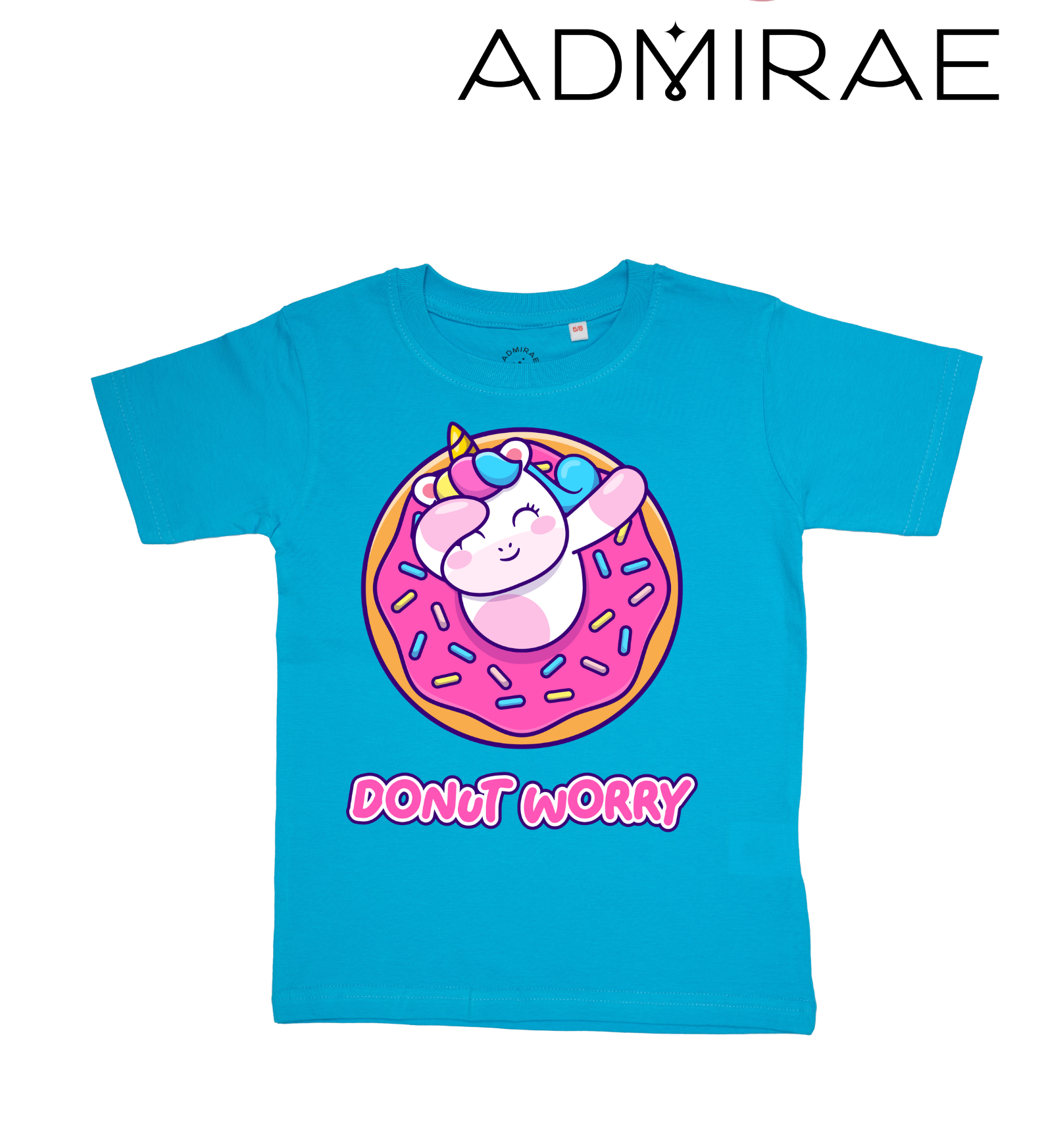 Admirae Unicorn_Donut Worry T-shirt
