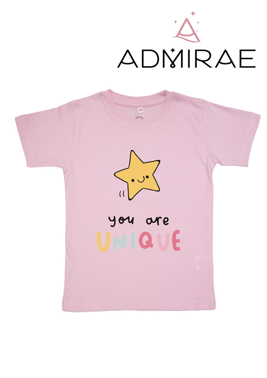 You are unique T-shirt (Pink)