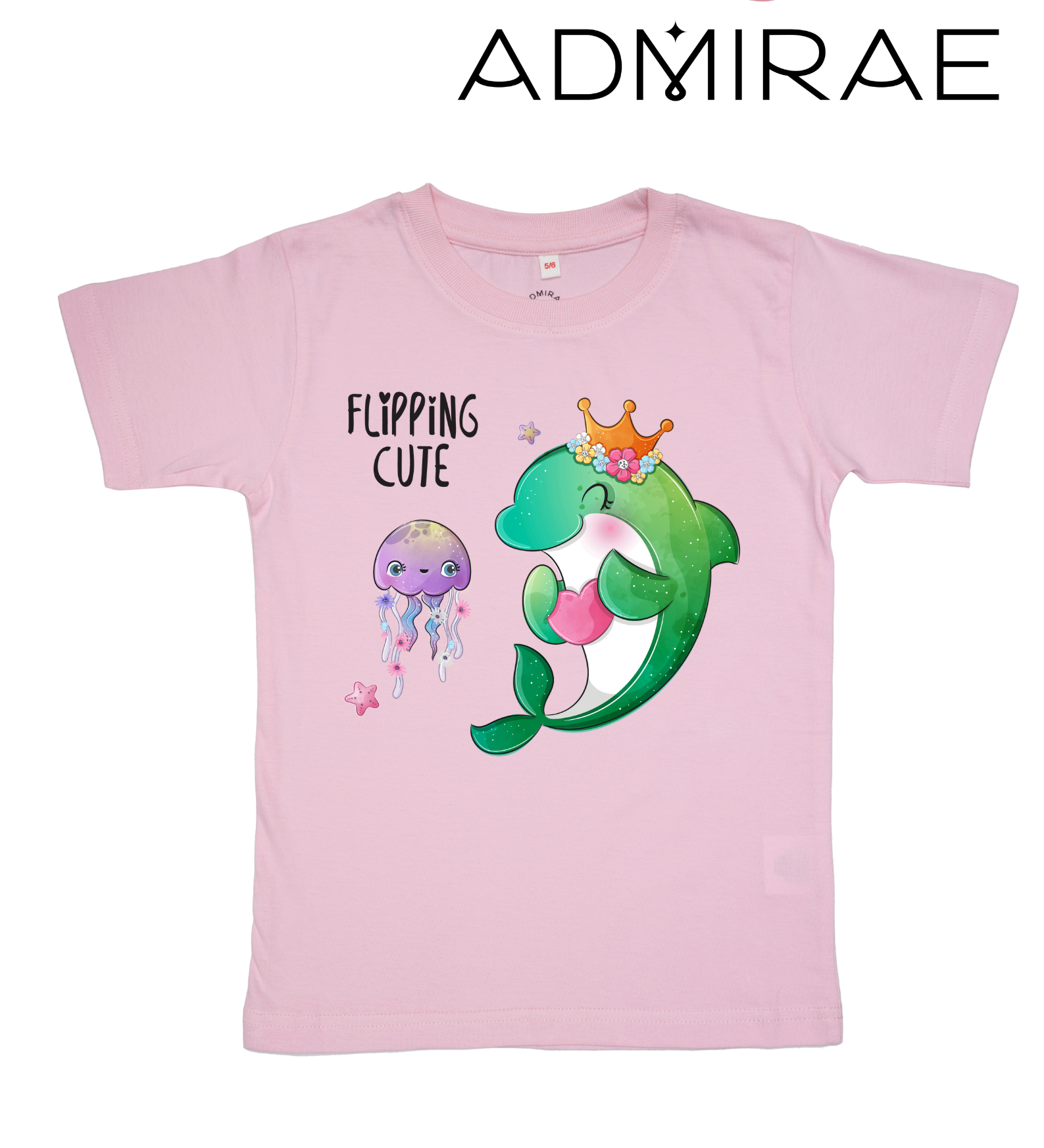 Admirae Dolphin Flippin Cute_T-shirt