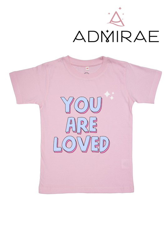 You are loved T-shirt (Pink)