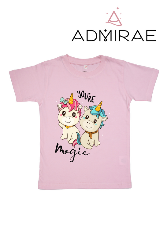 Unicorn_You’re magic T-shirt (Pink)