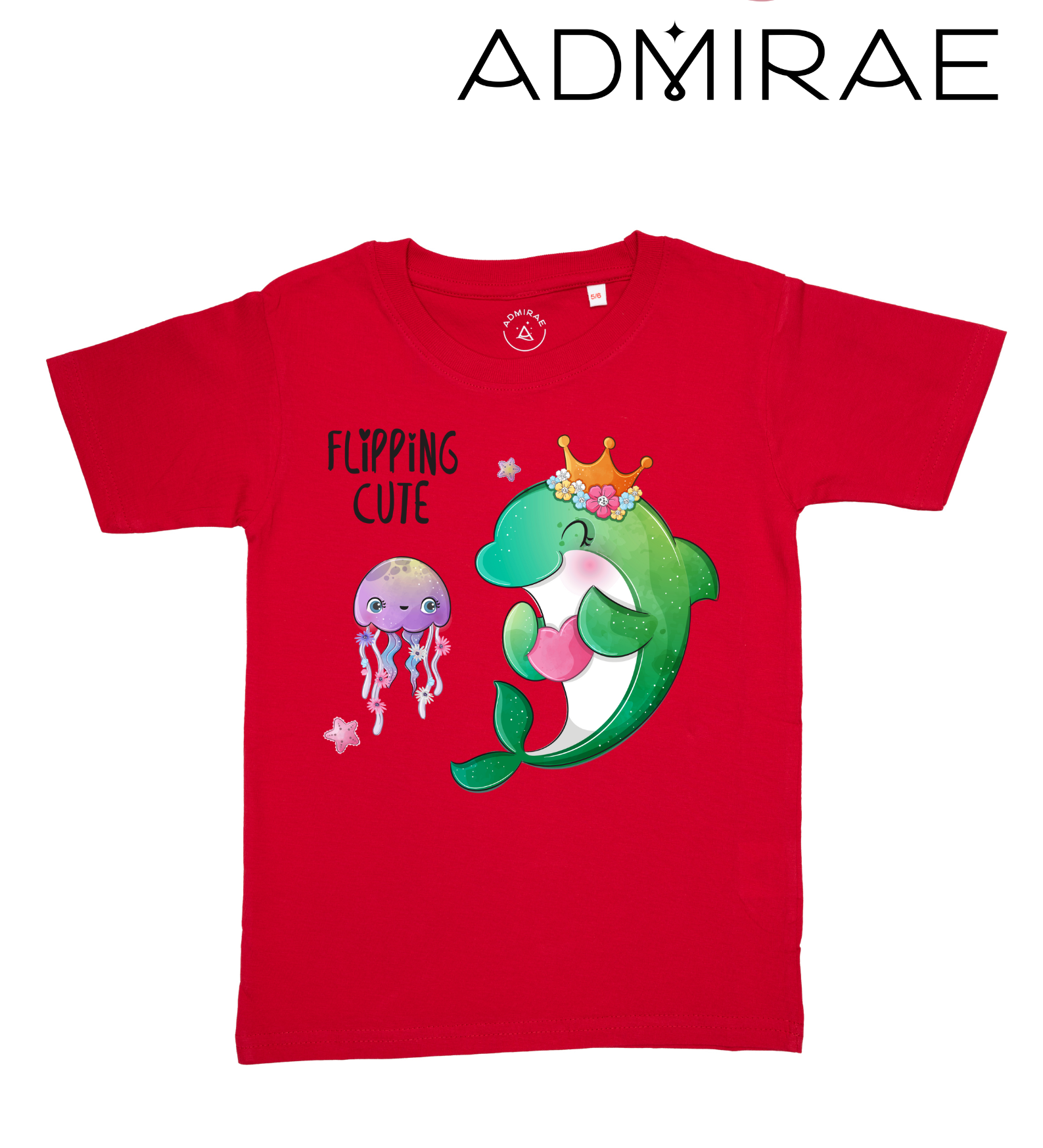 Admirae Dolphin Flippin Cute_T-shirt