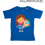 Admirae Girl with Flowers T-Shirt