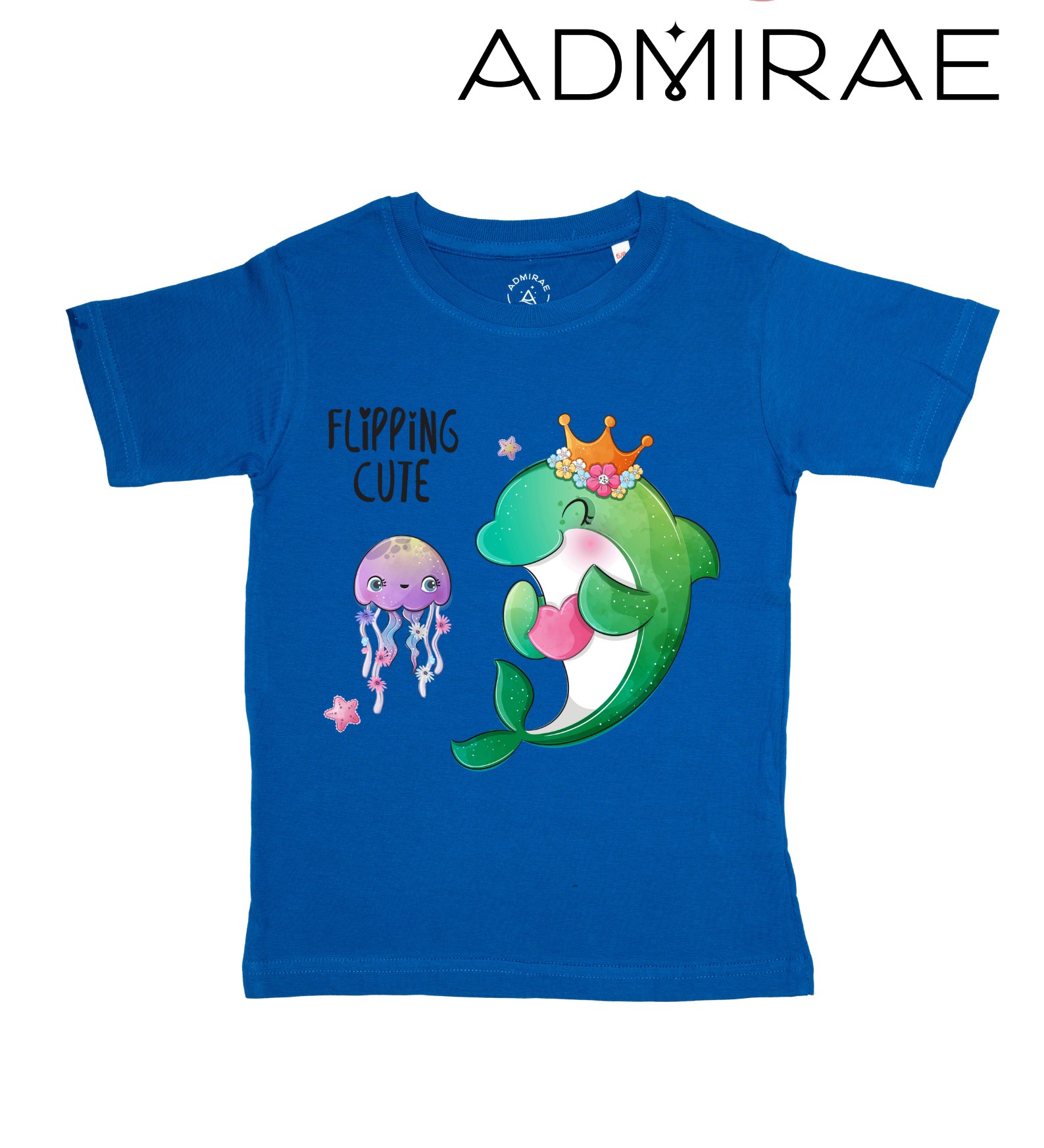 Admirae Dolphin Flippin Cute_T-shirt