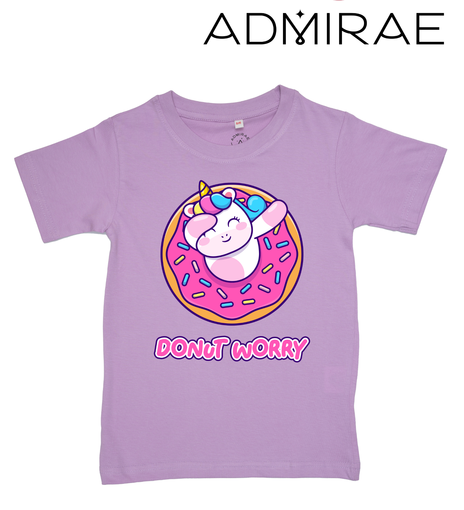 Admirae Unicorn_Donut Worry T-shirt