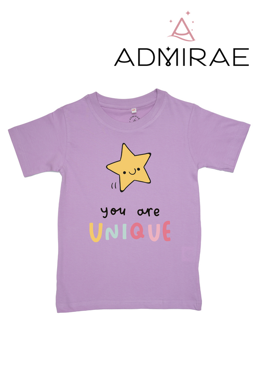 You are unique T-shirt (Lilac)