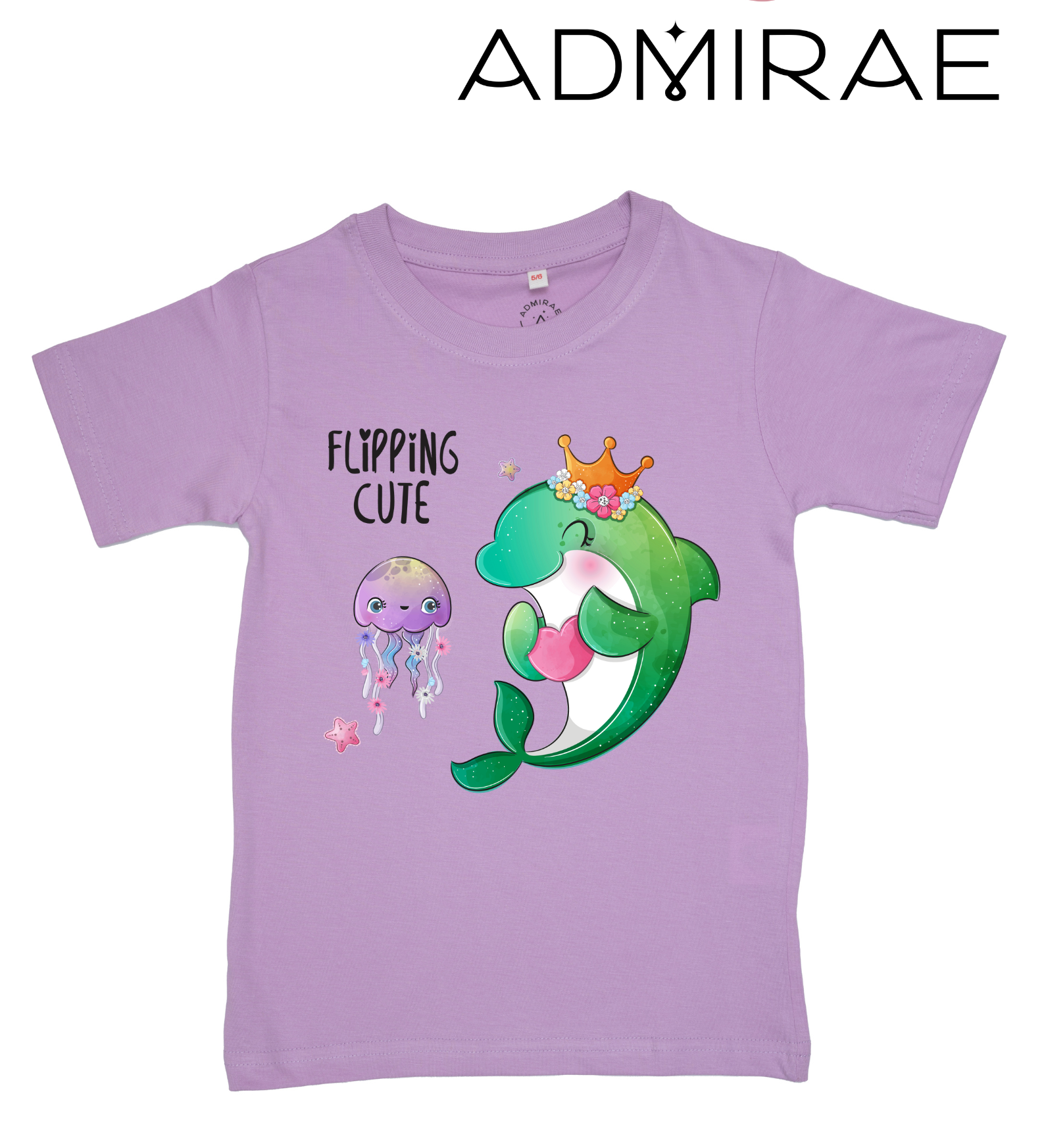 Admirae Dolphin Flippin Cute_T-shirt
