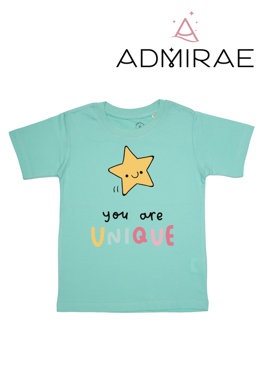 You are unique T-shirt (Light Teal)