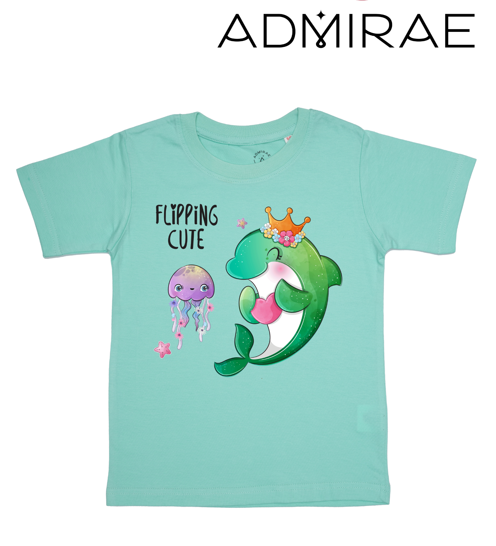 Admirae Dolphin Flippin Cute_T-shirt