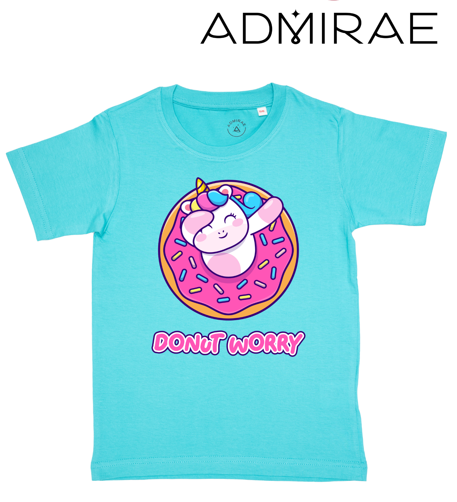 Admirae Unicorn_Donut Worry T-shirt