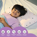 ADMIRAE Premium Memory Foam Baby Toddler Pillow - Triangle