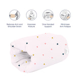 Admirae Arm Feeding Pillow for Baby - Triangle Print