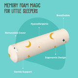 ADMIRAE Premium Memory Foam Bolster Pillow