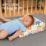ADMIRAE WedgeBaby Pillow for Crib & Mattress