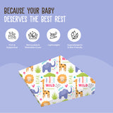 ADMIRAE WedgeBaby Pillow for Crib & Mattress