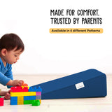 ADMIRAE Baby Wedge Pillow for Crib & Mattress - Blue