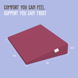 ADMIRAE Baby Wedge Pillow for Crib & Mattress - Pink