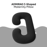 ADMIRAE C-Shape Pregnancy Pillow, Grey