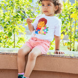 Admirae Girl with Flowers T-Shirt