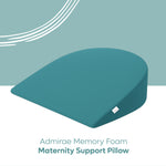 ADMIRAE teal memory foam Pregnancy Pillow for maternity support and comfort
