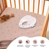 ADMIRAE Premium  Memory Foam  Heart shape Baby Pillow, Triangle Print