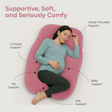 ADMIRAE U-shape Pregnancy Pillow, Pink