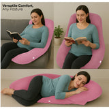 ADMIRAE U-shape Pregnancy Pillow, Pink