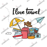 I Love Travel t-shirt
