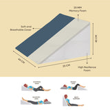 ADMIRAE Wedge Cushion, Grey