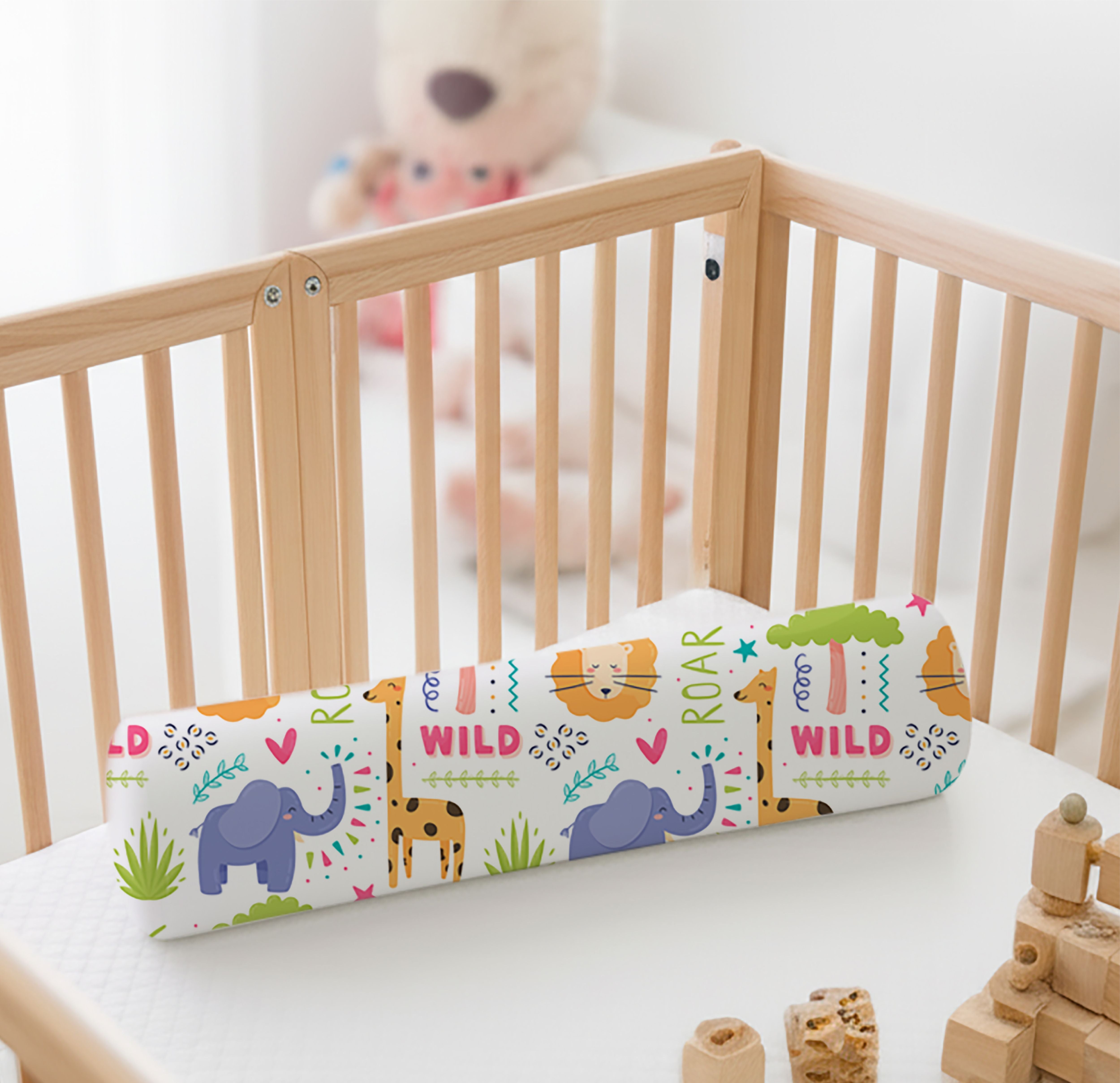 ADMIRAE baby bolster pillow  and animal print bolster pillow 
