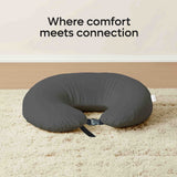 ADMIRAE black baby feeding pillow comfort and support