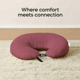 ADMIRAE feeding pillow with adjustable strap for comfortable baby feeding