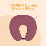 ADMIRAE Nursing Feeding Pillow with ergonomic U-shape and adjustable buckle