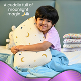 Admirae Toddler Pillow Cover-Moon and Star Print