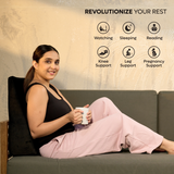 ADMIRAE memory foam wedge cushion for leg and back support pregnancy support acid reflux